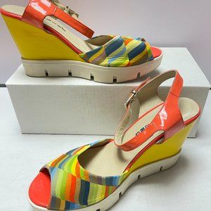 907-Guero Rainbow Wedge Sandals
